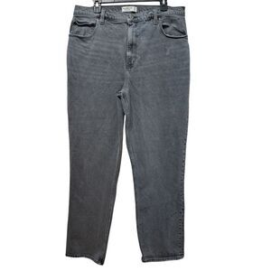 Abercrombie And Fitch Curve Lovr The 90's Straight Ultra High Rise Jeans  Siz 33
